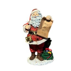 🎄💰BOGO FREE Sculptahge Vintage 1991 Santa Claus Figure